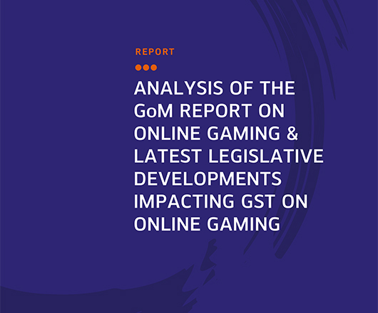 GST on online gaming